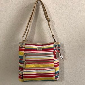 Style & Co Nina Crossbody Stripe Print